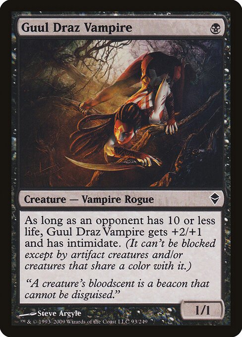 Guul Draz Vampire card from ZEN #93
