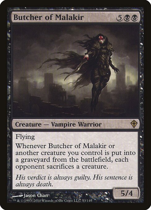 Butcher of Malakir card from WWK #53