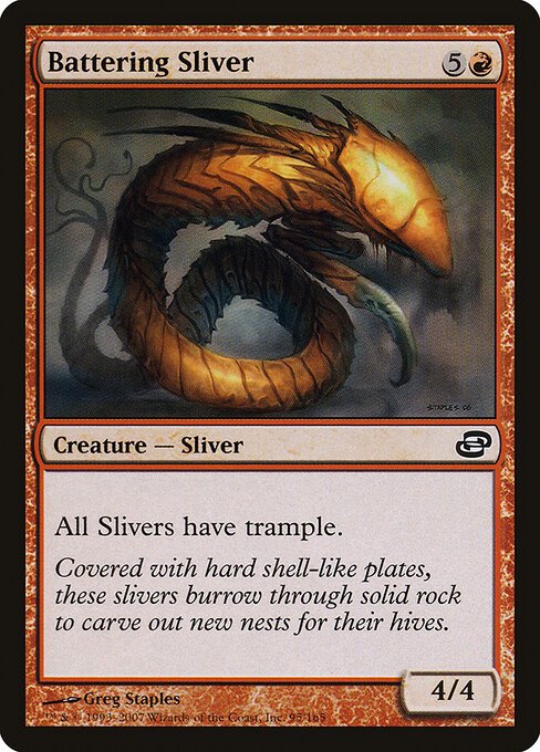 Battering Sliver card from PLC #95
