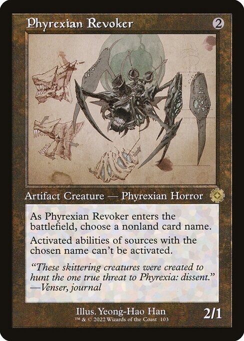 Phyrexian Revoker card from BRR #103