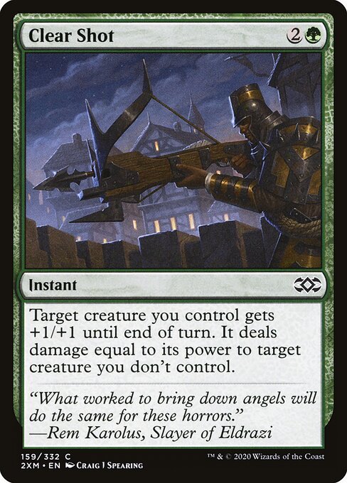 Clear Shot card from 2XM #159