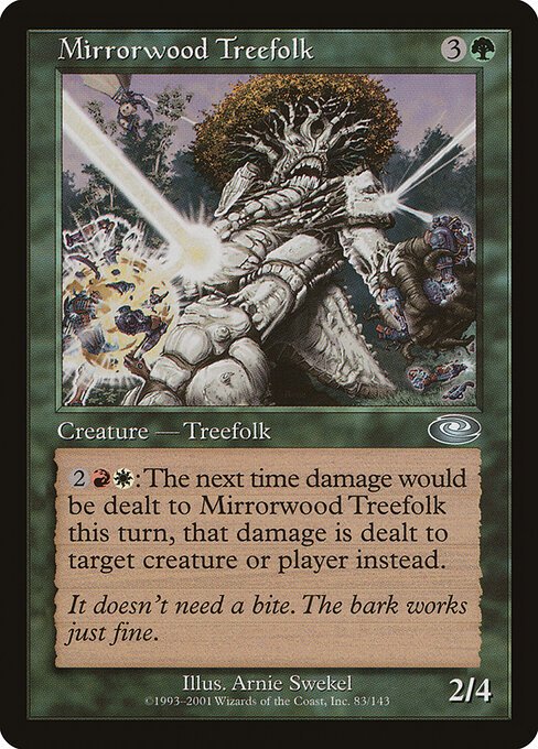 Mirrorwood Treefolk card from PLS #83