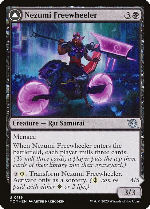 Nezumi Freewheeler card from MOM #119