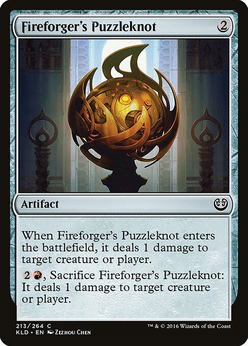 Fireforger's Puzzleknot card from KLD #213