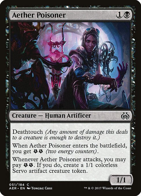 Aether Poisoner card from AER #51
