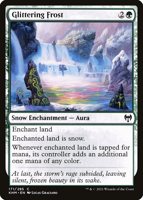 Glittering Frost card from KHM #171