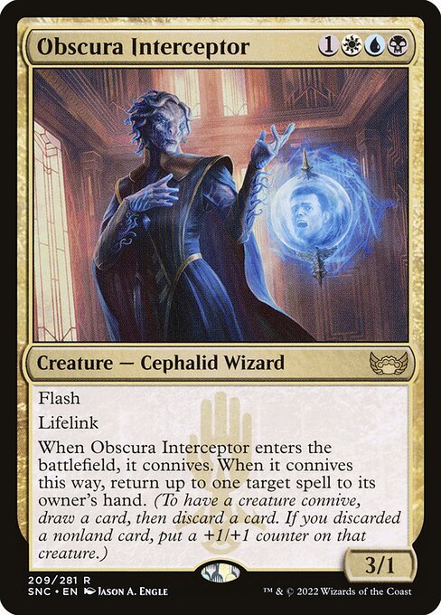Obscura Interceptor card from SNC #209