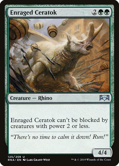 Enraged Ceratok card from RNA #125