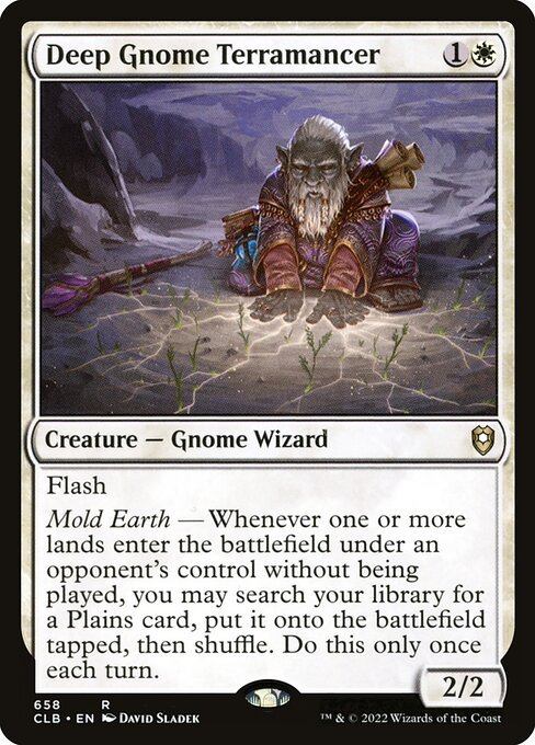 Deep Gnome Terramancer card from CLB #658