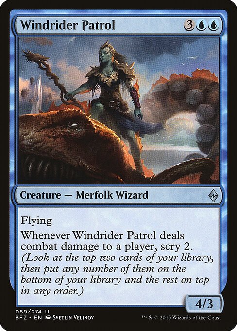 Windrider Patrol card from BFZ #89