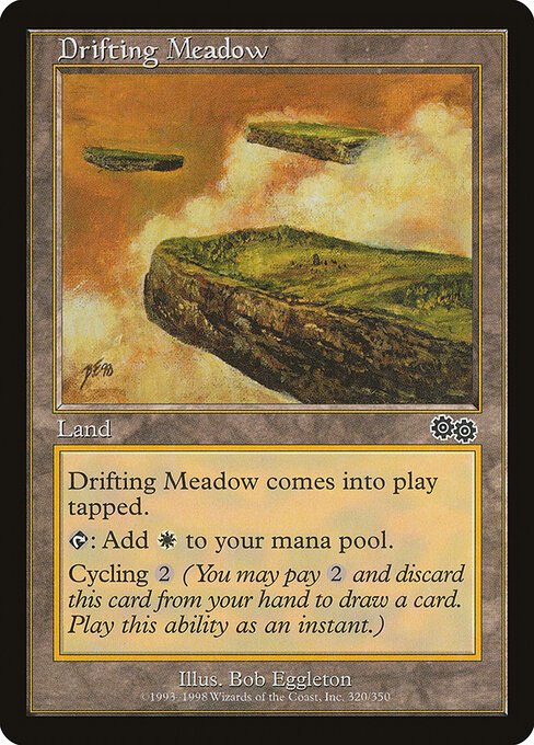 Drifting Meadow card from USG #320