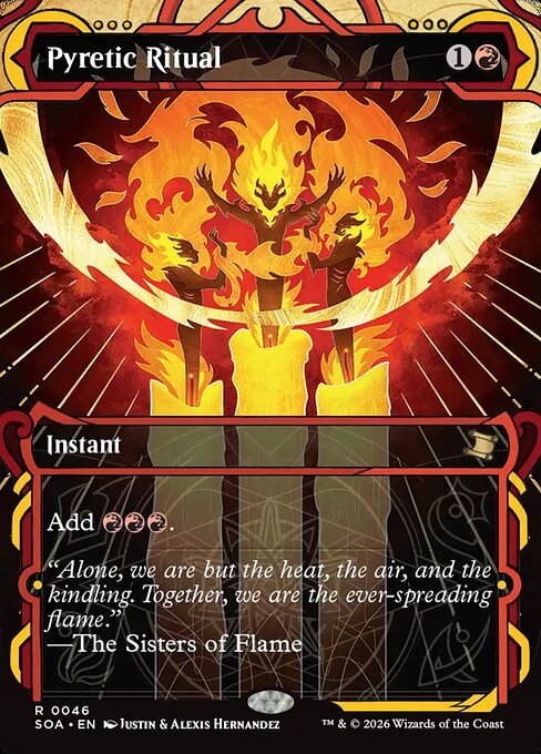 Pyretic Ritual card from SOA #46