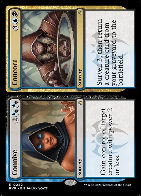 Connive // Concoct card from RVR #242