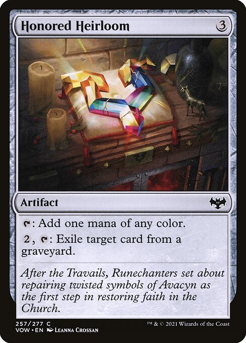 Honored Heirloom card from VOW #257