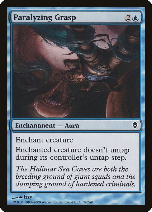 Paralyzing Grasp card from ZEN #58