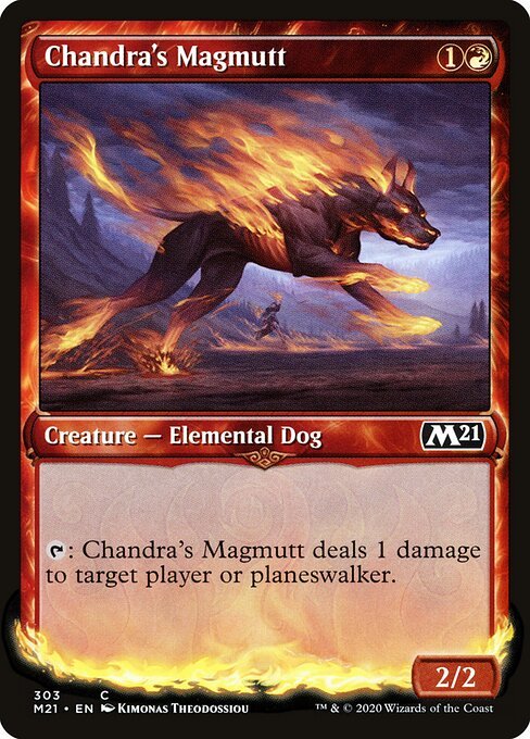 Chandra's Magmutt card from M21 #303