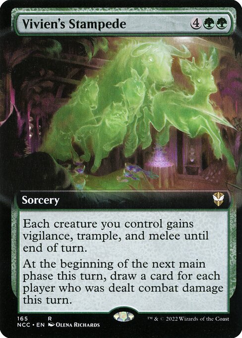 Vivien's Stampede card from NCC #165
