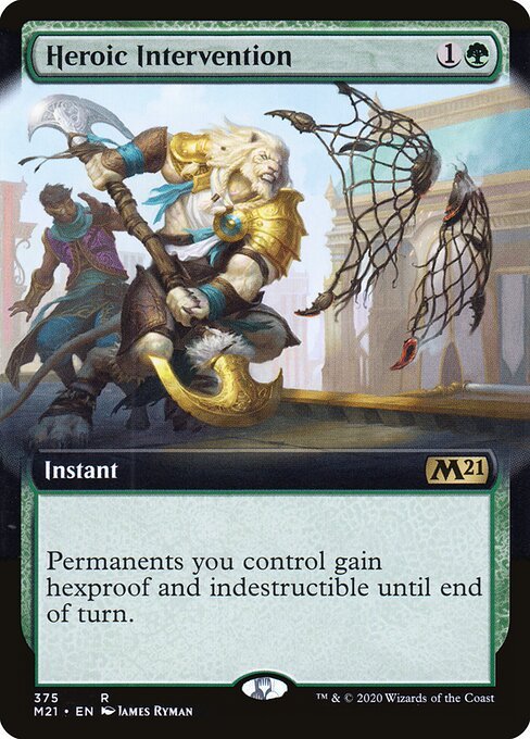 Heroic Intervention card from M21 #375