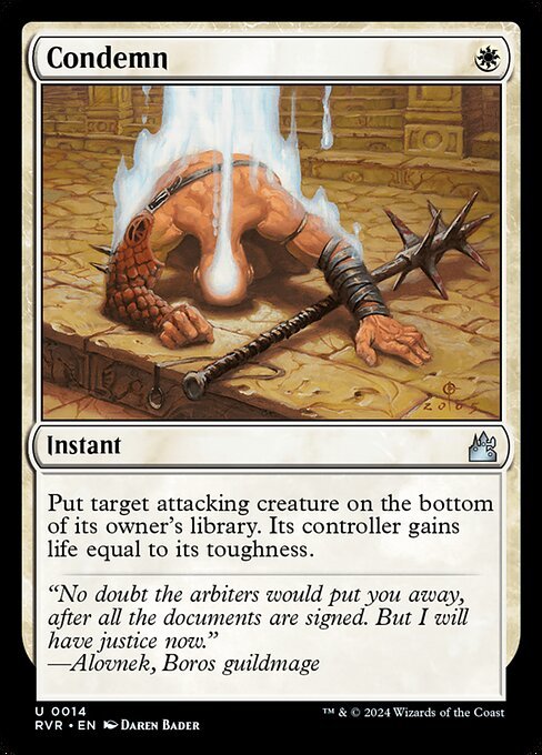 Condemn card from RVR #14