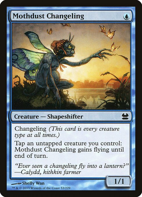 Mothdust Changeling card from MMA #53