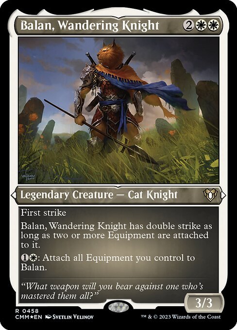 Balan, Wandering Knight card from CMM #458
