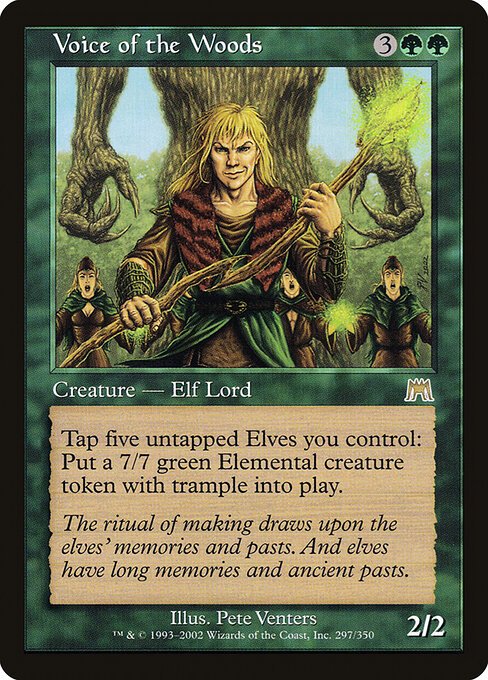 Voice of the Woods card from ONS #297