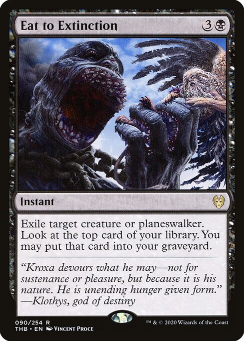 Eat to Extinction card from THB #90