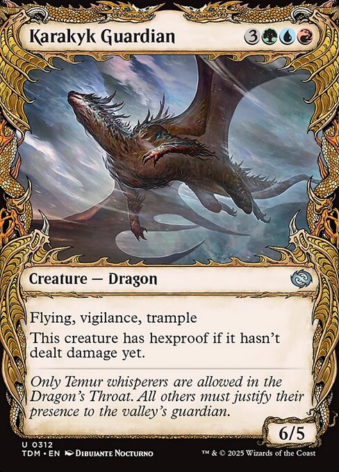 Karakyk Guardian card from TDM #312
