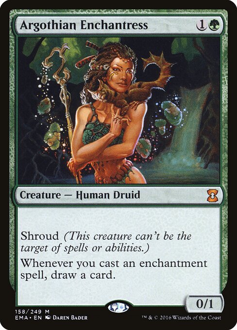 Argothian Enchantress card from EMA #158