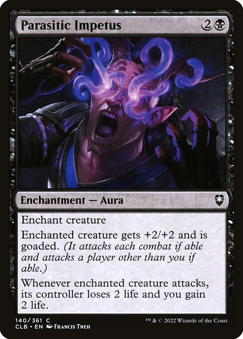 Parasitic Impetus card from CLB #140