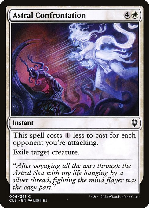 Astral Confrontation card from CLB #6