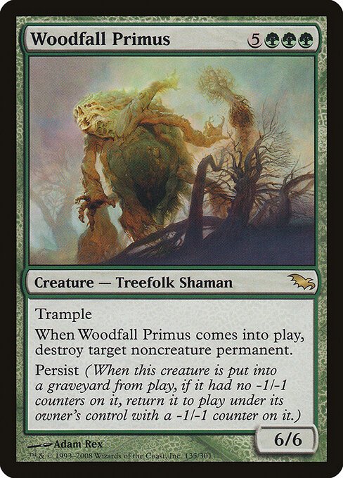 Woodfall Primus card from SHM #135