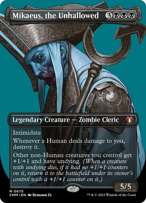 Mikaeus, the Unhallowed card from CMM #675