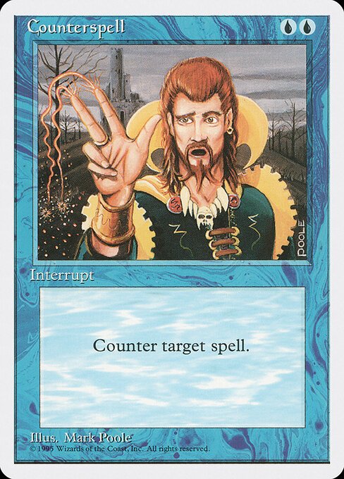Counterspell card from 4ED #65