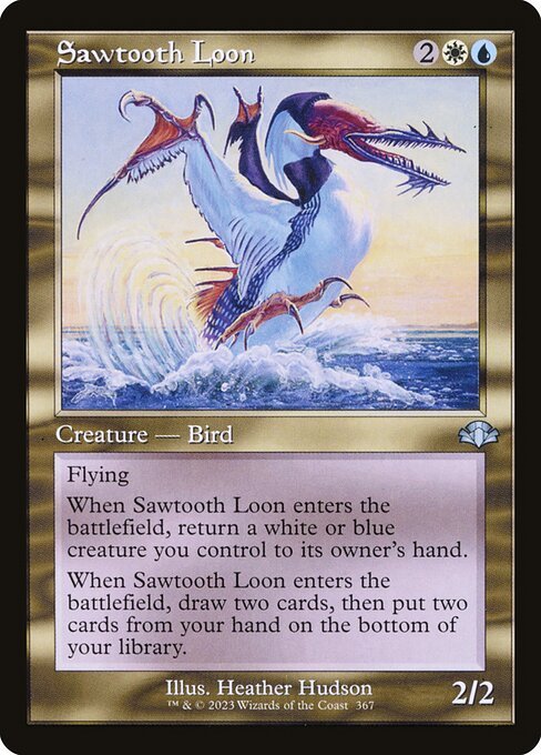 Sawtooth Loon card from DMR #367