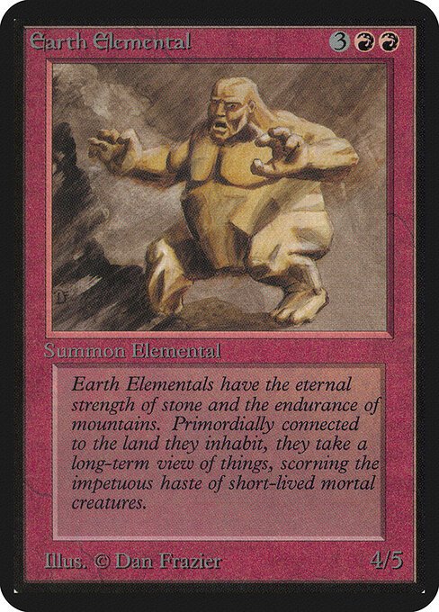 Earth Elemental card from LEA #product-1098
