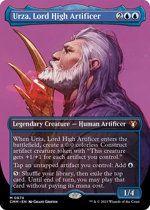 Urza, Lord High Artificer card from CMM #674