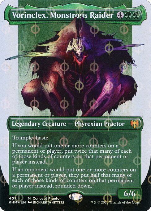 Vorinclex, Monstrous Raider card from ONE #407