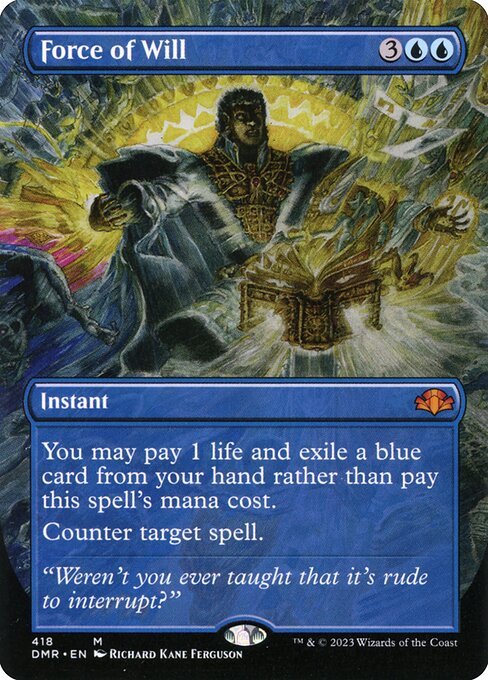 Force of Will card from DMR #418