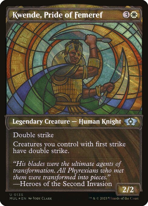Kwende, Pride of Femeref card from MUL #135