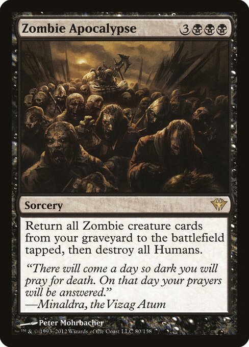 Zombie Apocalypse card from DKA #80