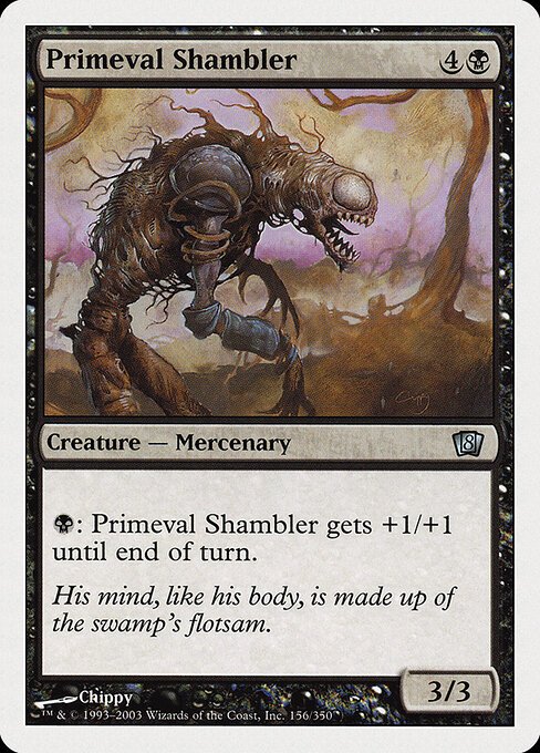 Primeval Shambler card from 8ED #156