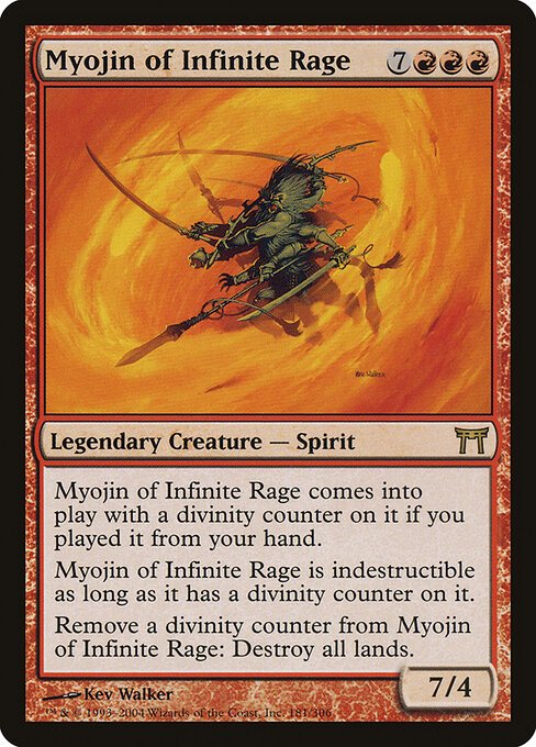 Myojin of Infinite Rage card from CHK #181