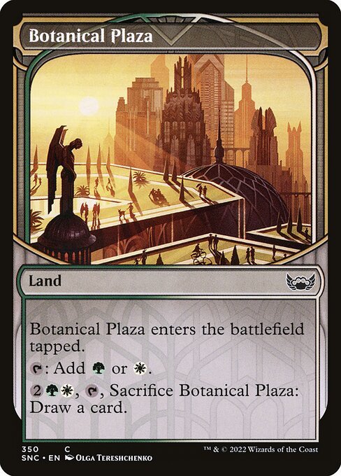 Botanical Plaza card from SNC #350
