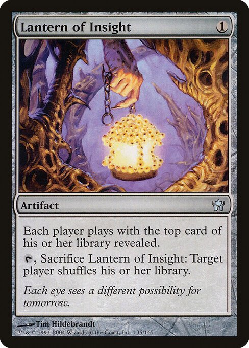 Lantern of Insight card from 5DN #135