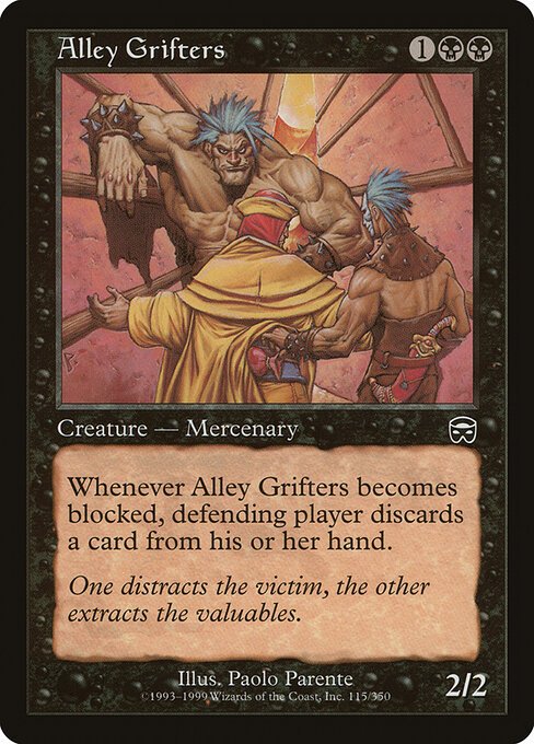 Alley Grifters card from MMQ #115