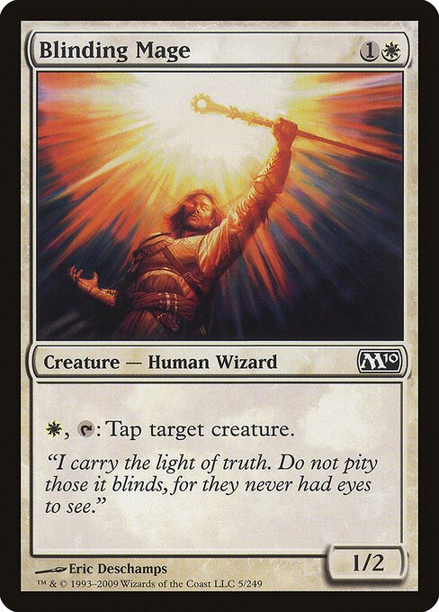 Blinding Mage card from M10 #5