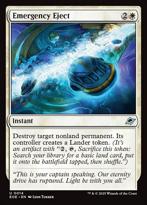Emergency Eject card from EOE #14
