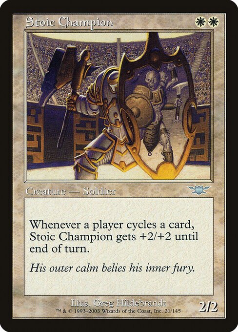 Stoic Champion card from LGN #21