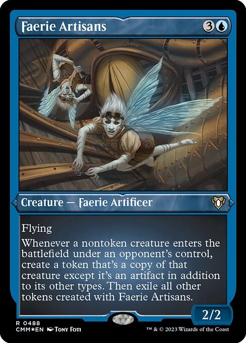 Faerie Artisans card from CMM #488
